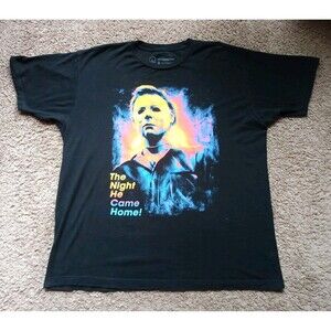 Michael Myers Halloween T-Shirt Men's XL Black Short Sleeve